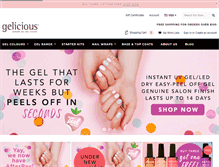 Tablet Screenshot of gelicious.com